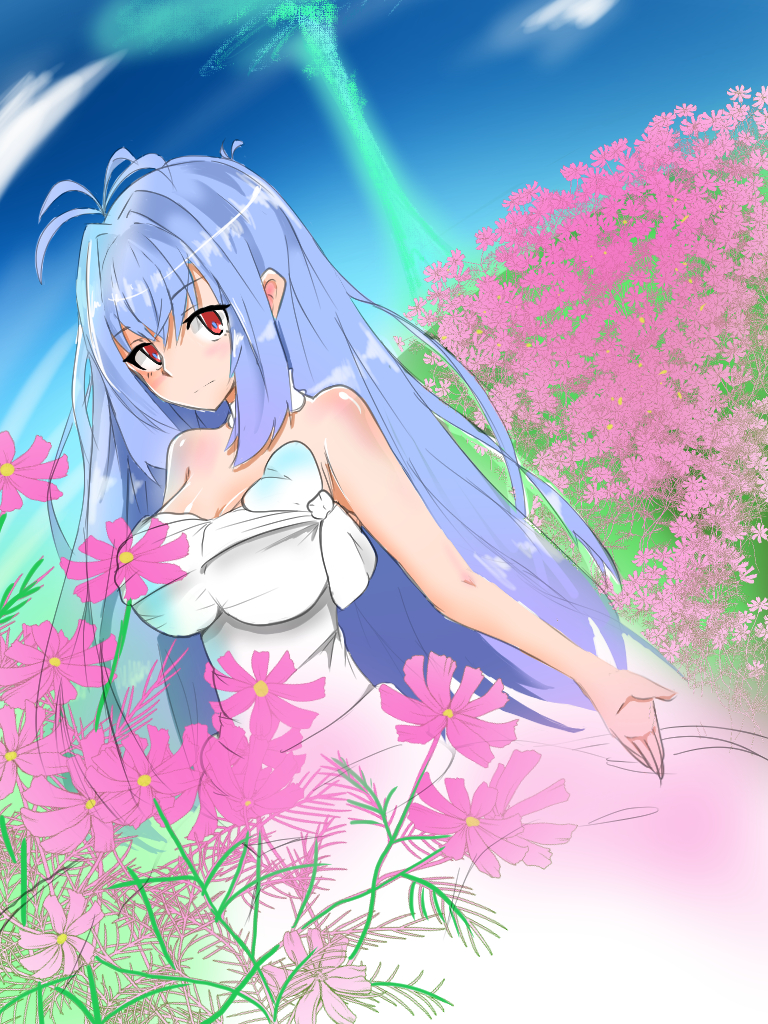 xenoblade xenoblade chronicles 2 flower kosmos dress 571645 yande.re